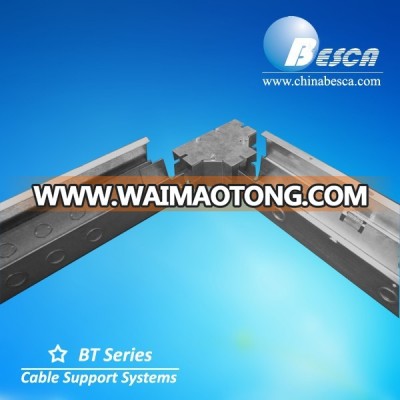 Anti-Rust Cable Tray with Cover Factory Cable Trunking UL Hinged Wireway with UL Number E465156 Besca